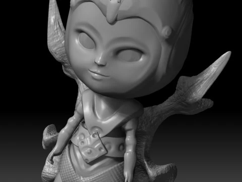 Forest Princess Guardian 3D Print Model
