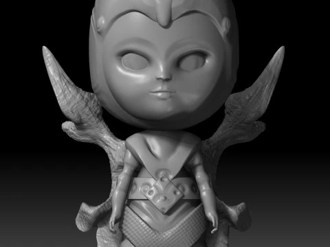 Forest Princess Guardian 3D Print Model