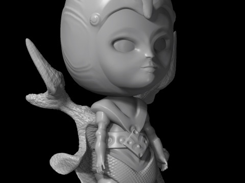Forest Princess Guardian Modello di stampa 3D