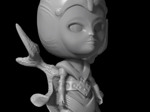 Forest Princess Guardian 3D Print Model