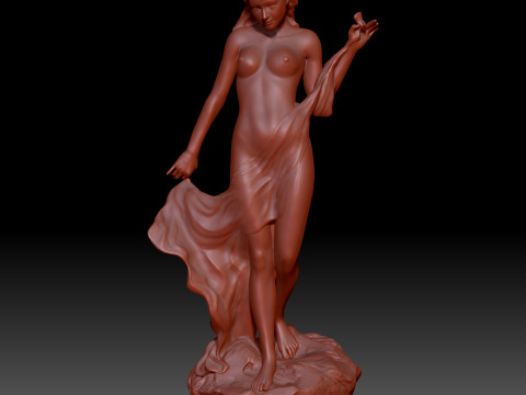The Bather 3D Druckmodell