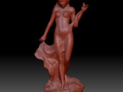 The Bather 3D Print Model