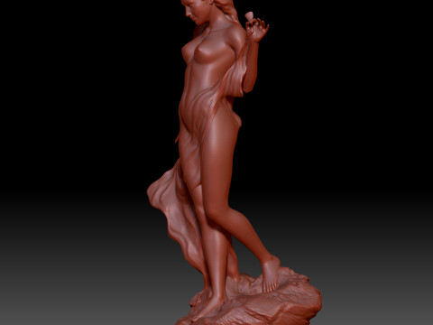 The Bather 3D Druckmodell