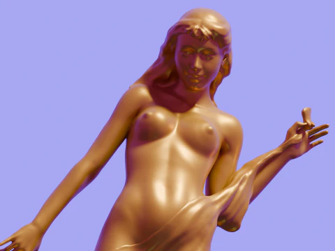 The Bather 3D Print Model