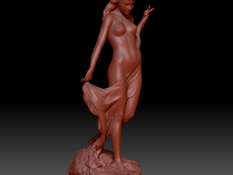 The Bather 3D Druckmodell