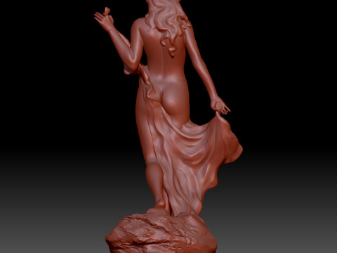 The Bather 3D Druckmodell