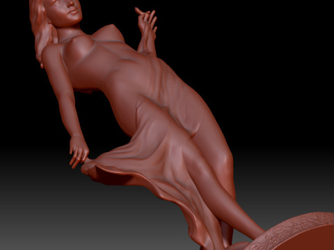 The Bather 3D Druckmodell