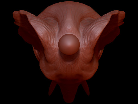 Elephant Chess Bishop Piece in Elephant Head Style 3D 打印模型