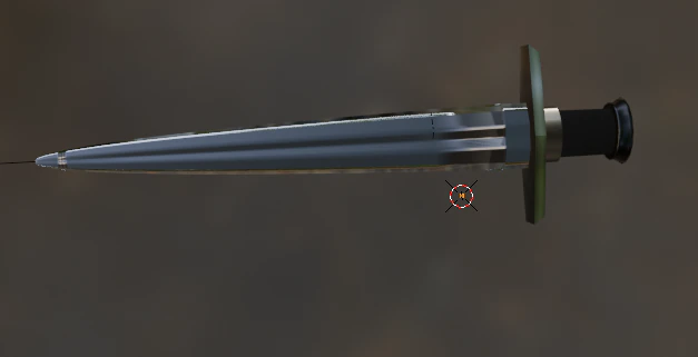 A small sword 3D Model .c4d .max .obj .3ds .fbx .stl .blend 