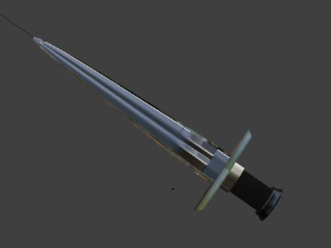 A small sword 3D Model