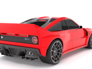 Kimera EVO Lancia Ralli 37 3D Model