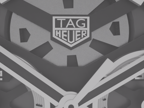 TAG Heuer Carrera Calibre Heuer 02T 3D 模型