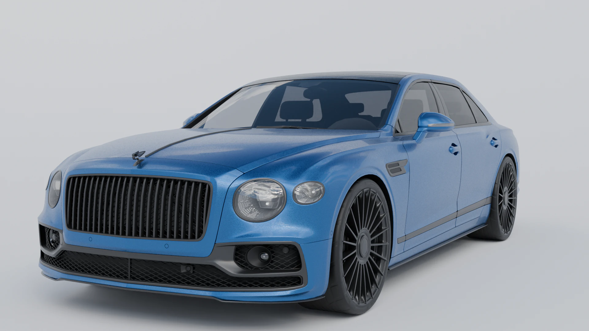 Bentley Flight Spur S 3D Model .c4d .max .obj .3ds .fbx .stl .blend