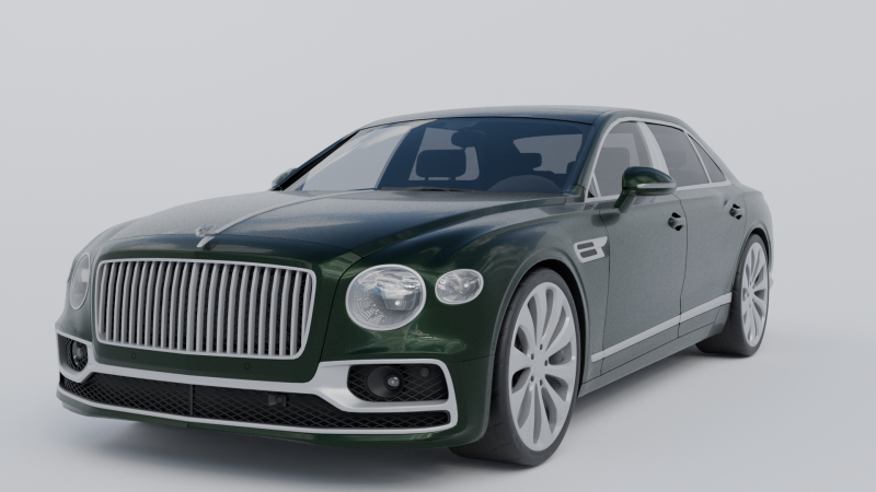 Bentley Flight Spur 3D Modell .c4d .max .obj .3ds .fbx .stl .blend
