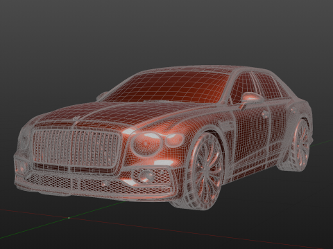 Bentley Flight Spur 3D Modell