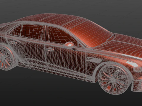Bentley Flight Spur 3D Model