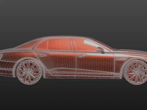 Bentley Flight Spur 3D Model