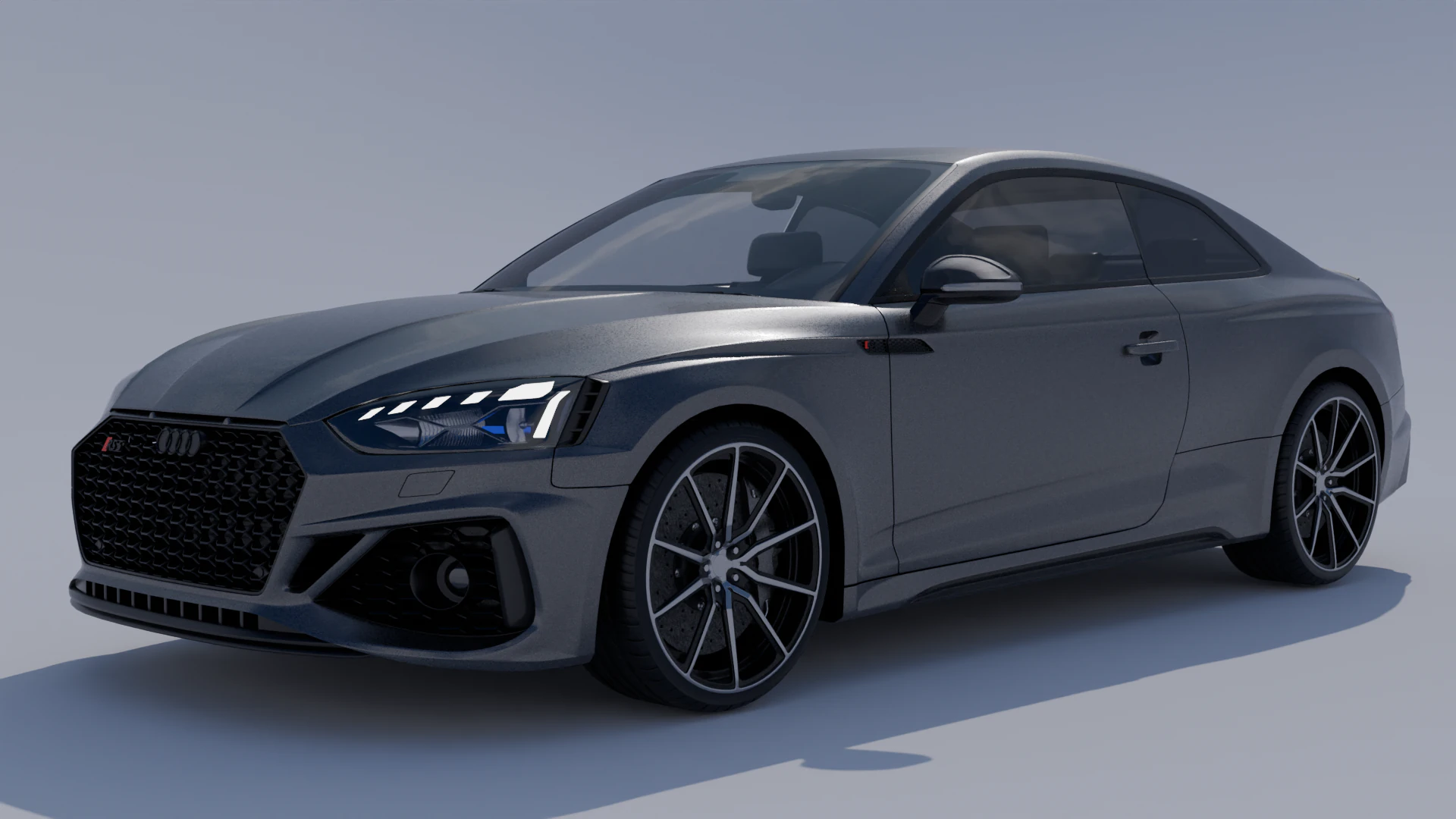 Audi RS5 3D Model .c4d .max .obj .3ds .fbx .stl .blend