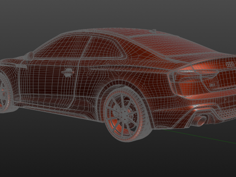 Audi RS5 Model 3D