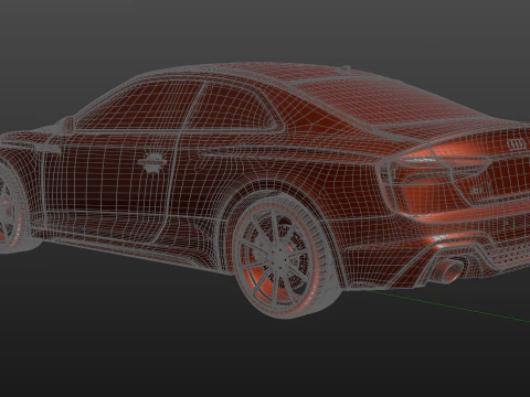 Audi RS5 3D Model