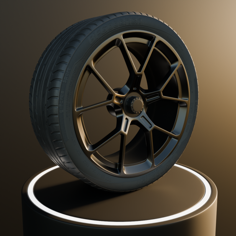 Porsche design BFGoodrich g-Force Sport 3D 模型 .c4d .max .obj .3ds .fbx .stl .blend 