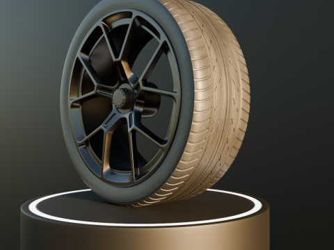 Porsche design BFGoodrich g-Force Sport 3D 模型