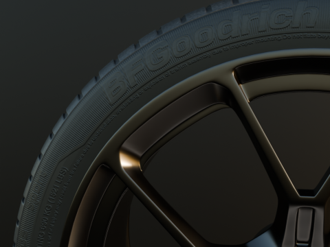 Porsche design BFGoodrich g-Force Sport 3D 模型