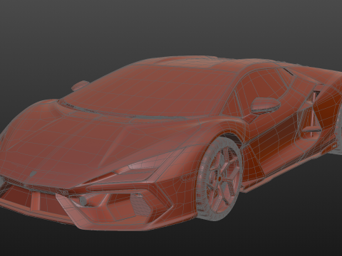 LamborghiniRevuelto 3D-Modell