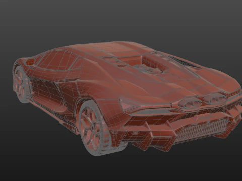 LamborghiniRevuelto 3D Model