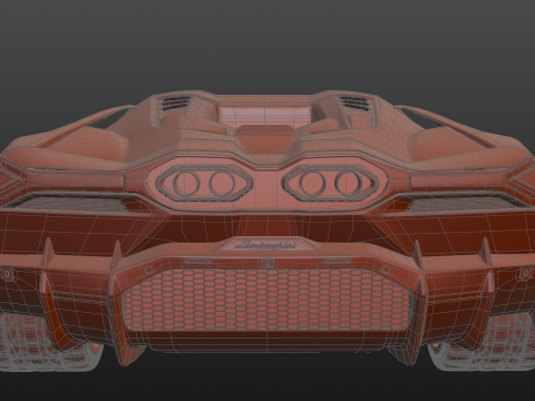 LamborghiniRevuelto 3D-Modell
