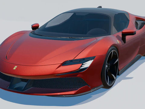 Ferrari SF90 Stradale 3D Model