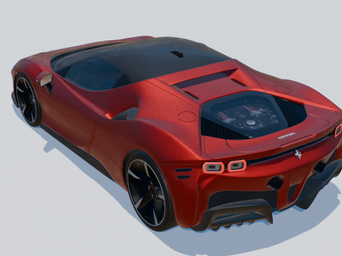 Ferrari SF90 Stradale 3D 模型