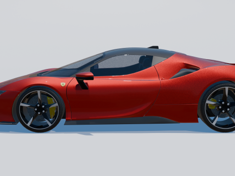 Ferrari SF90 Stradale 3D 模型