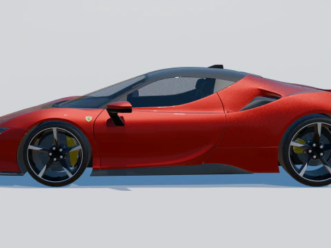 Ferrari SF90 Stradale 3D Model