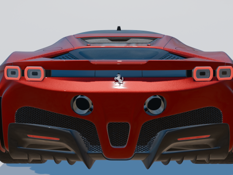 Ferrari SF90 Stradale 3D 模型