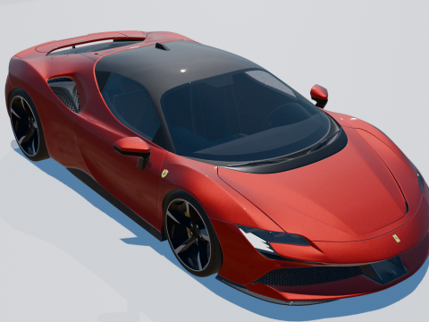 Ferrari SF90 Stradale 3D 模型