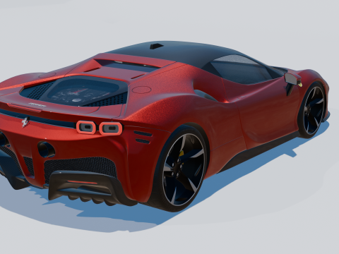 Ferrari SF90 Stradale 3D 模型