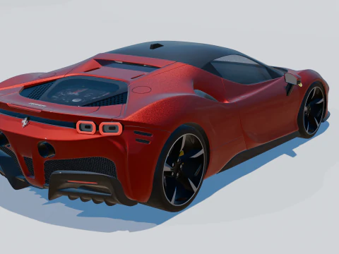 Ferrari SF90 Stradale 3D Model