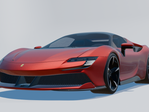 Ferrari SF90 Stradale 3D 模型