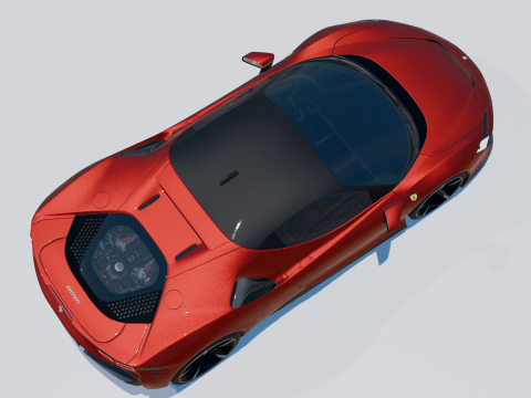 Ferrari SF90 Stradale 3D 模型
