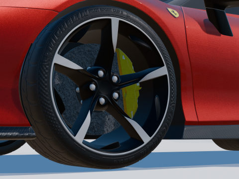 Ferrari SF90 Stradale 3D 模型