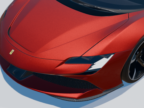 Ferrari SF90 Stradale 3D 模型