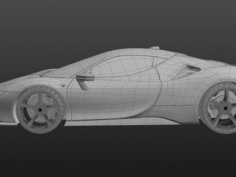 Ferrari SF90 Stradale 3D 模型