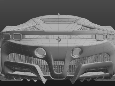 Ferrari SF90 Stradale 3D Model