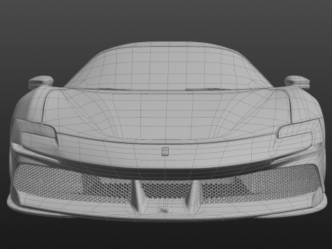 Ferrari SF90 Stradale 3D 模型