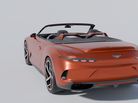 Bentley Mulliner Batur Convertible Modelo 3D