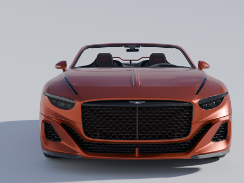 Bentley Mulliner Batur Convertible Modelo 3D