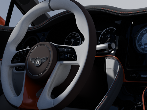 Bentley Mulliner Batur Convertible Modelo 3D