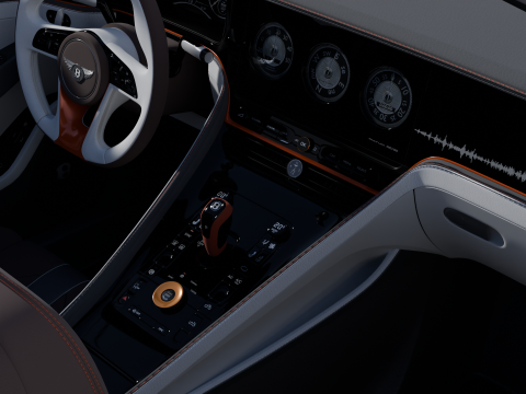 Bentley Mulliner Batur Convertible Modelo 3D