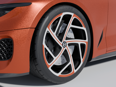 Bentley Mulliner Batur Convertible Modelo 3D
